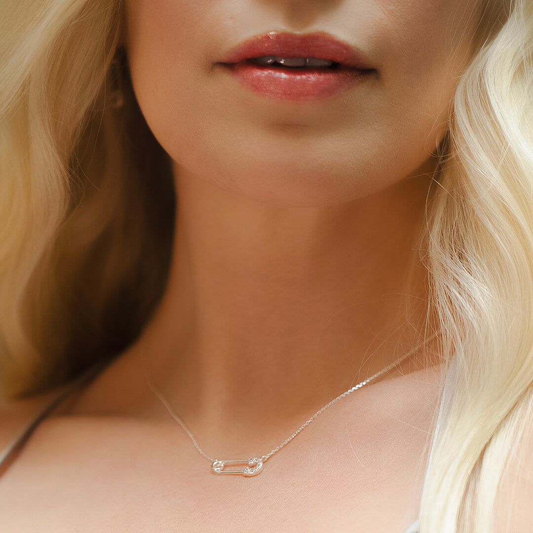 Glam: Safe With You - Silverhalsband