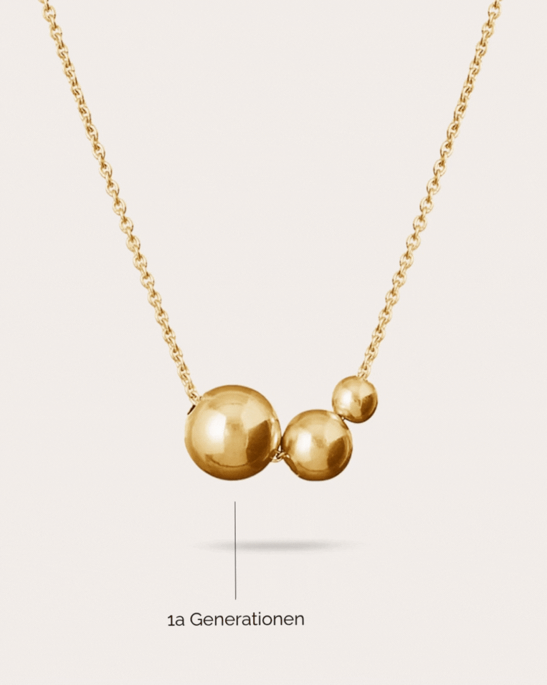 Family - Guldhalsband (med 3 gen.)