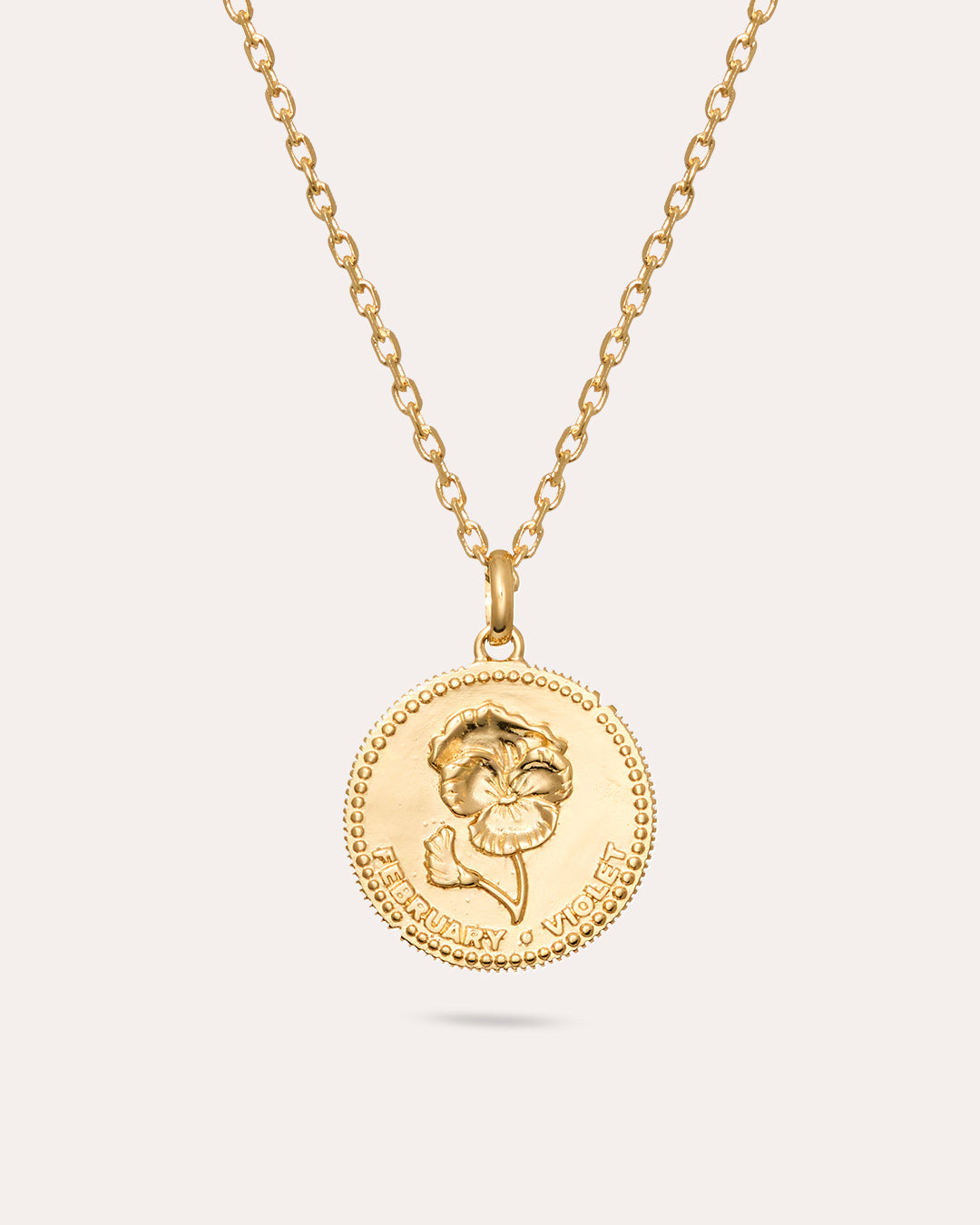 Månadsblomma Februari - Guldhalsband