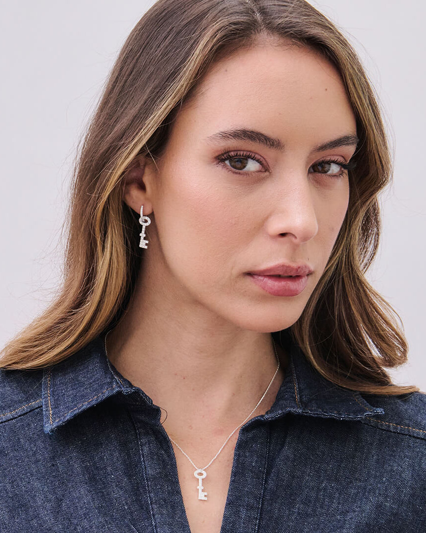 Glam: Key To Your Heart - Silverörhängen