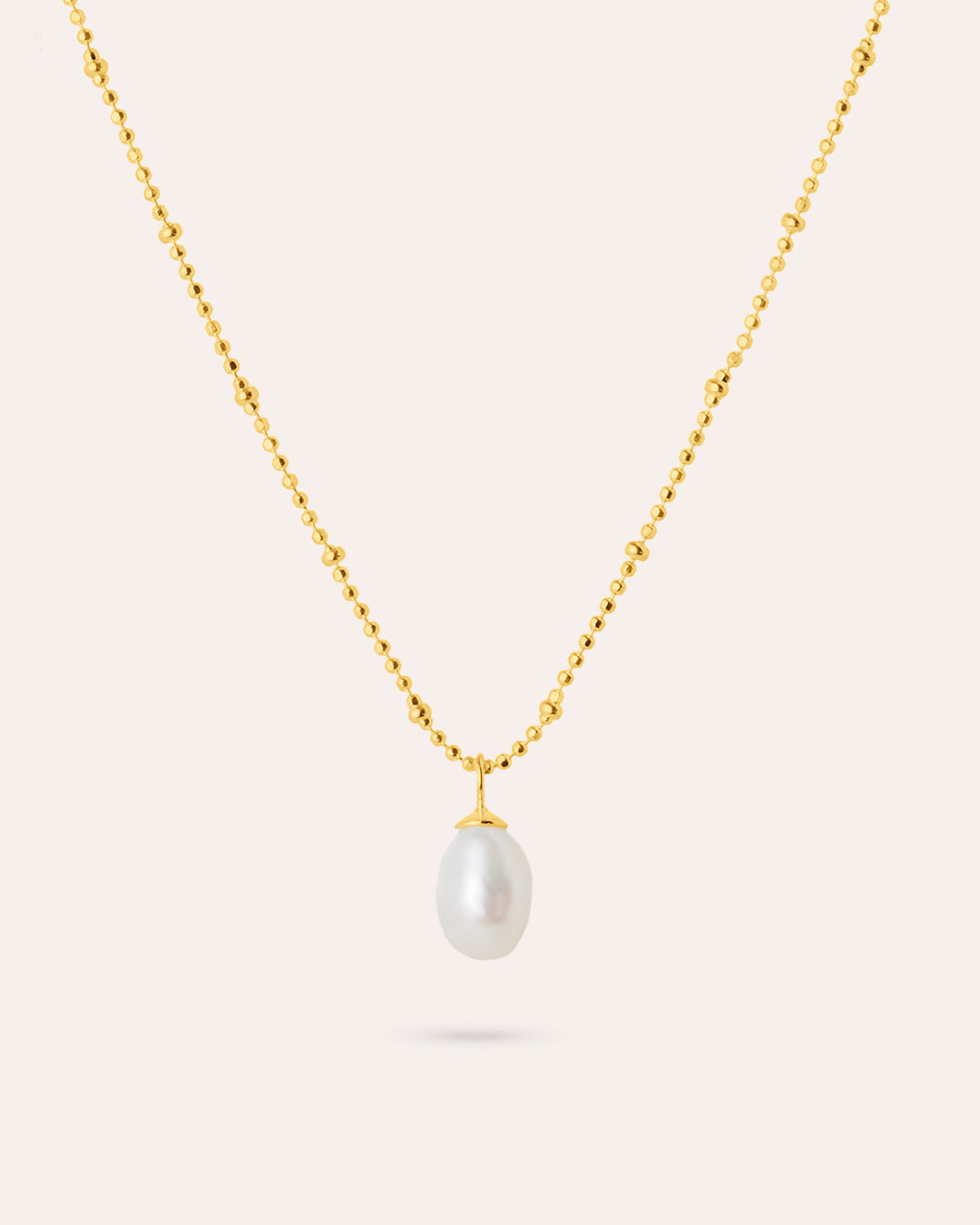 Ocean Muse Big Pearl - Guldhalsband
