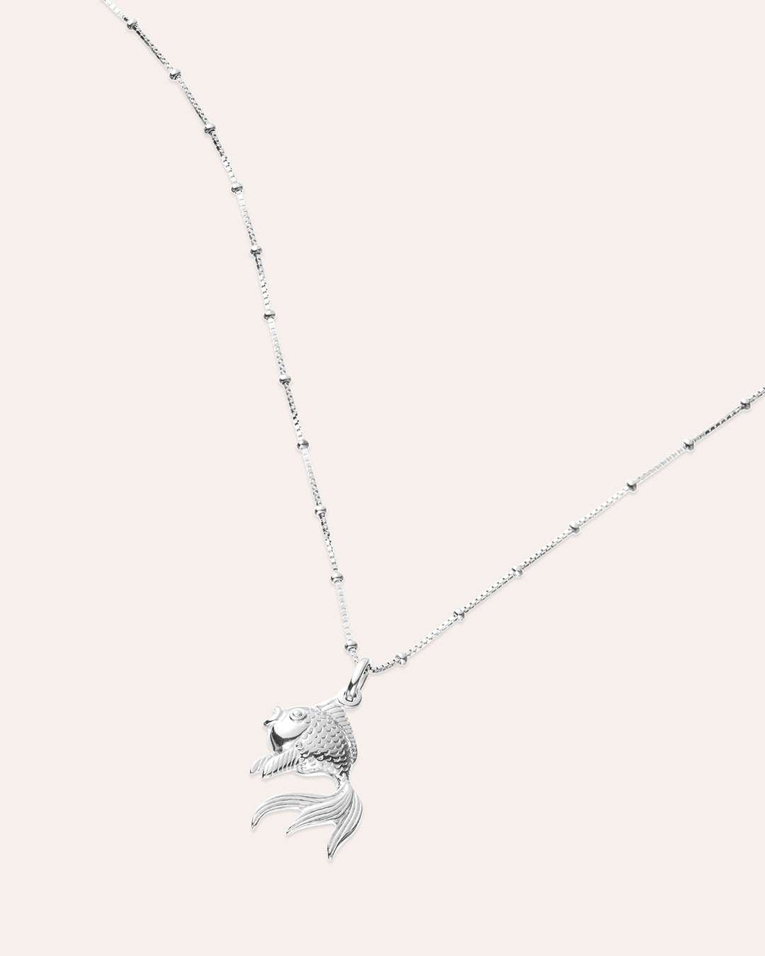 Ocean Muse Goldfish - Silverhalsband