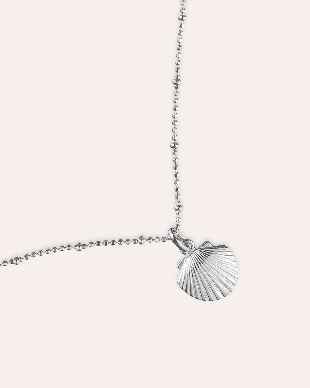 Ocean Muse Shell - Silverhalsband