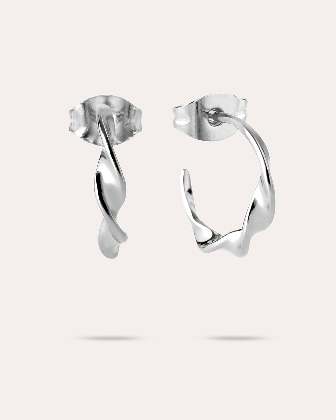 Twirl  - Silverörhängen Mini