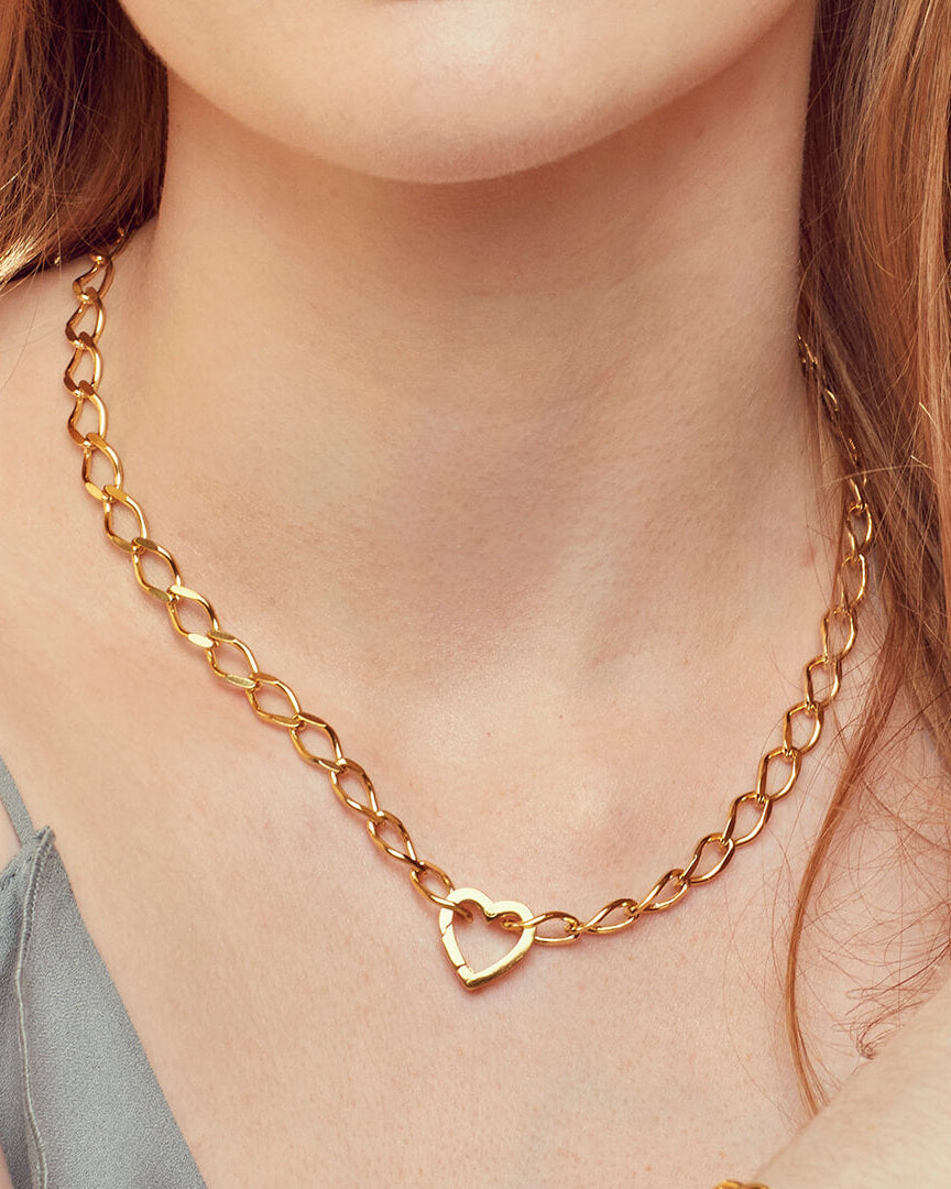 Big Heart - Gold Necklace