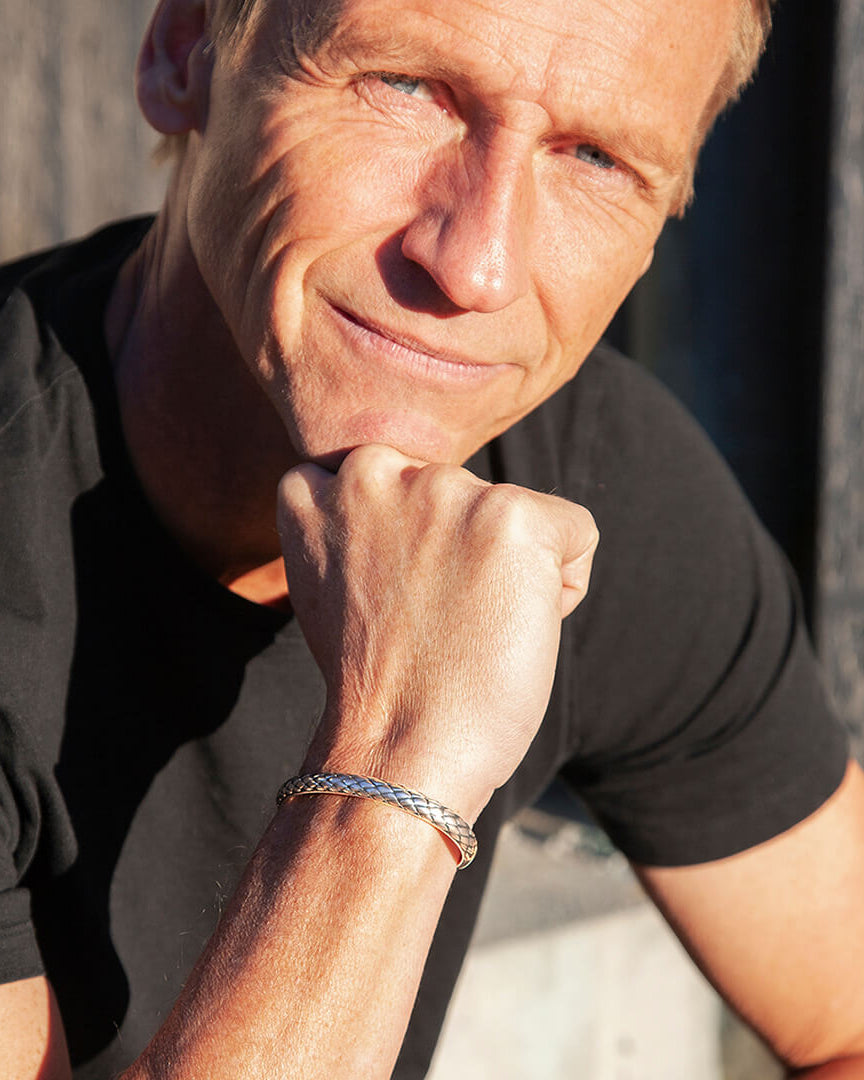 The Cobra Cuff - Silverarmband By Sofia Wistam