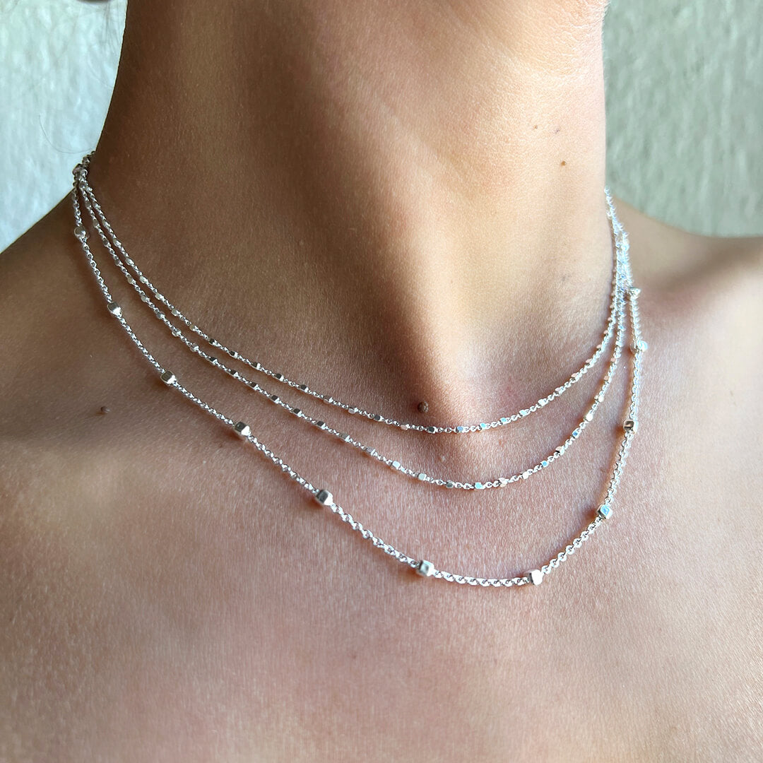 Flow - Silver Necklace