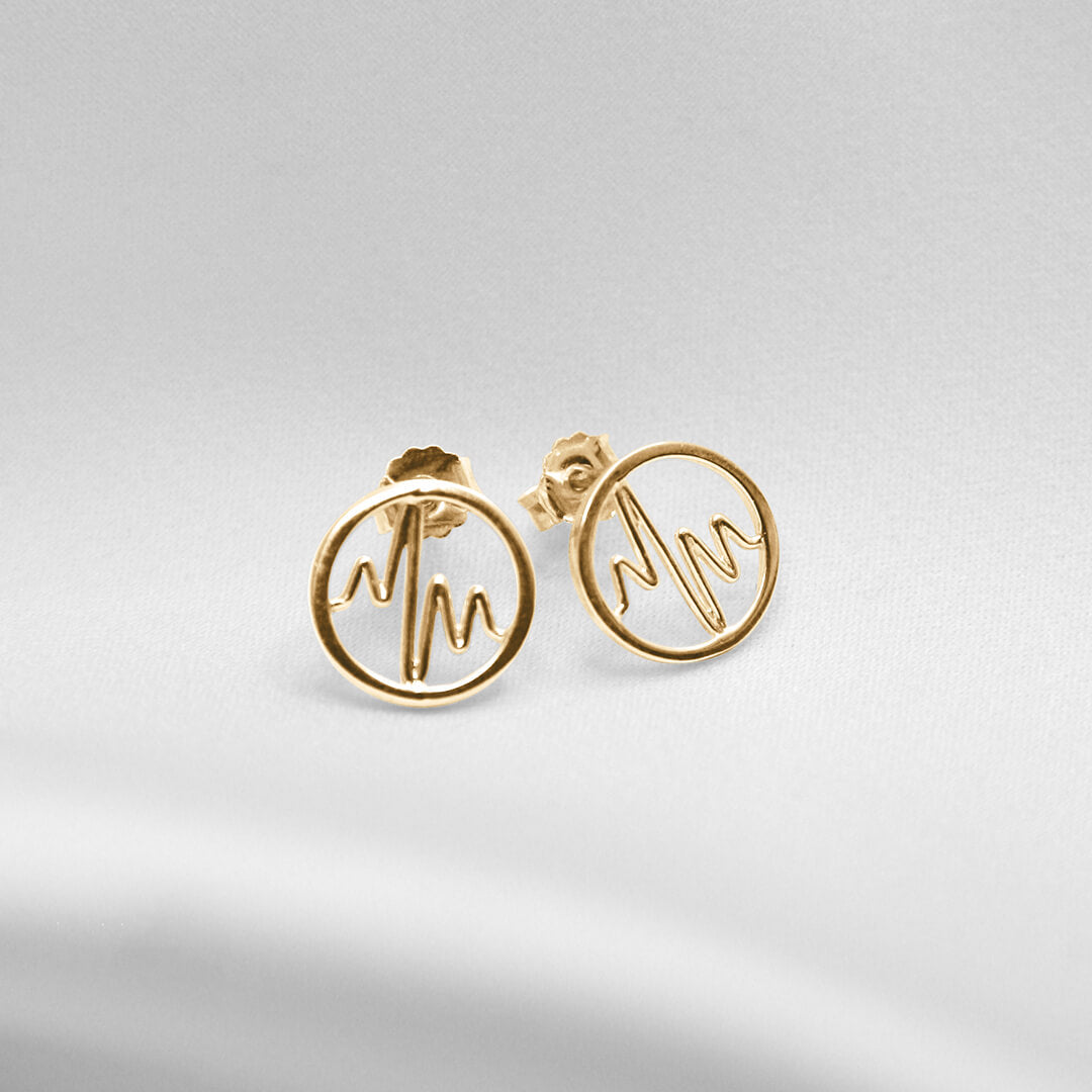 Circle of Life - Gold Earrings