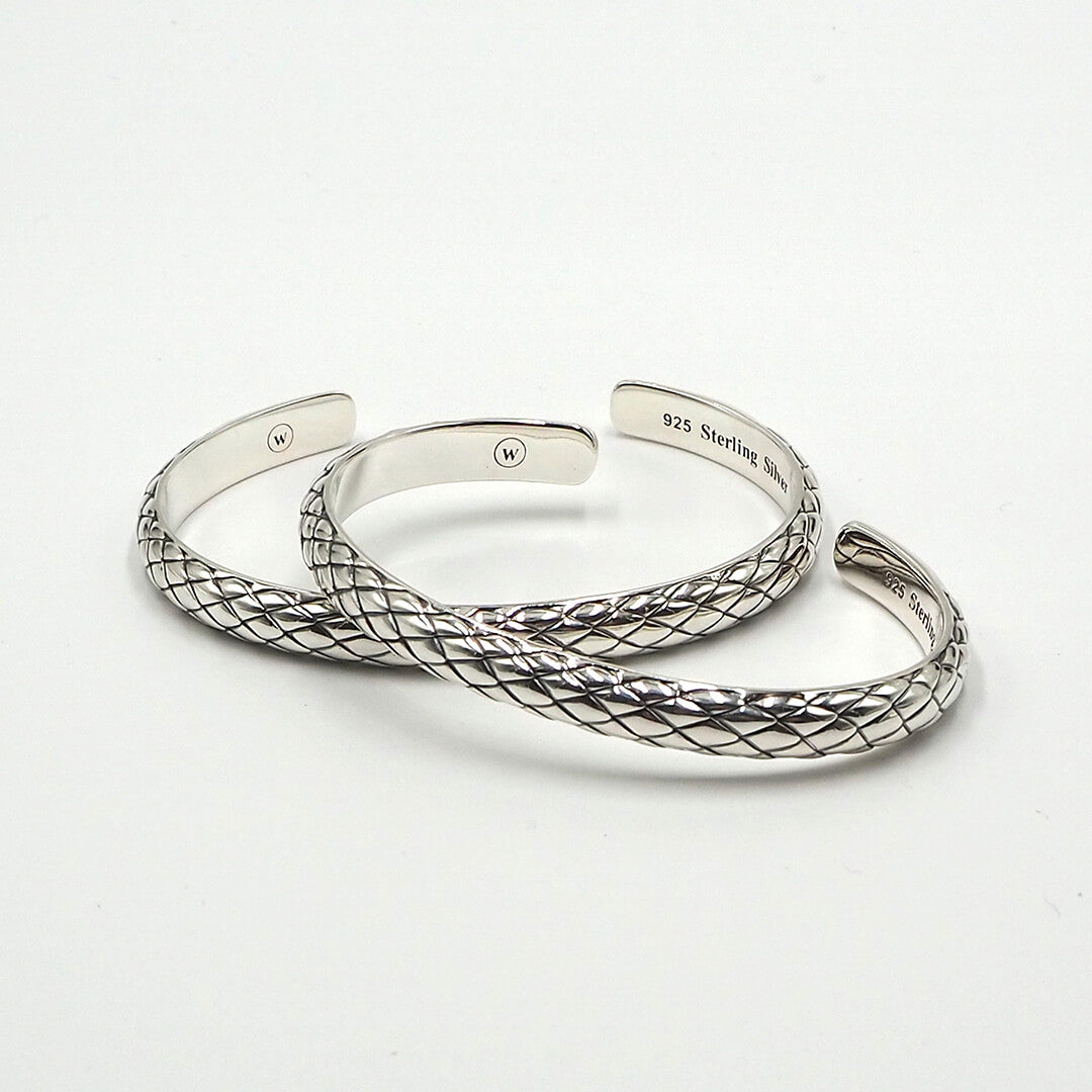 The Cobra Cuff - Silverarmband