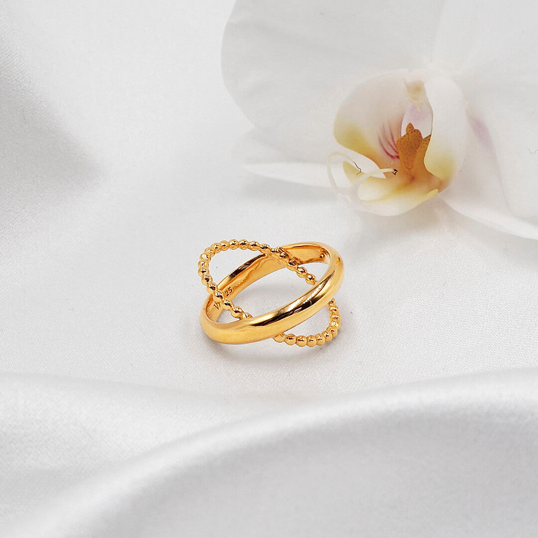 Criss Cross - Guldring