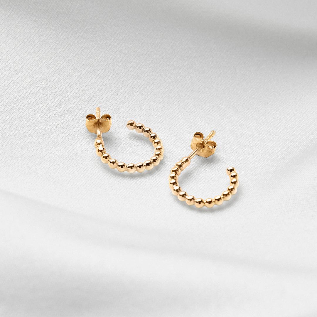 Flow Gold Earrings - Small