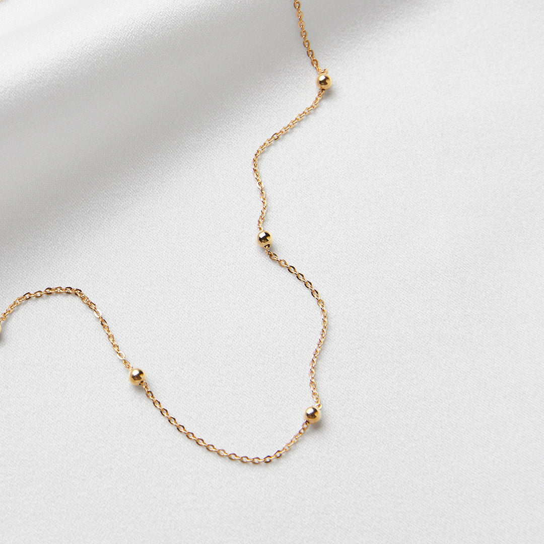 Flow Wide - Gold Necklace