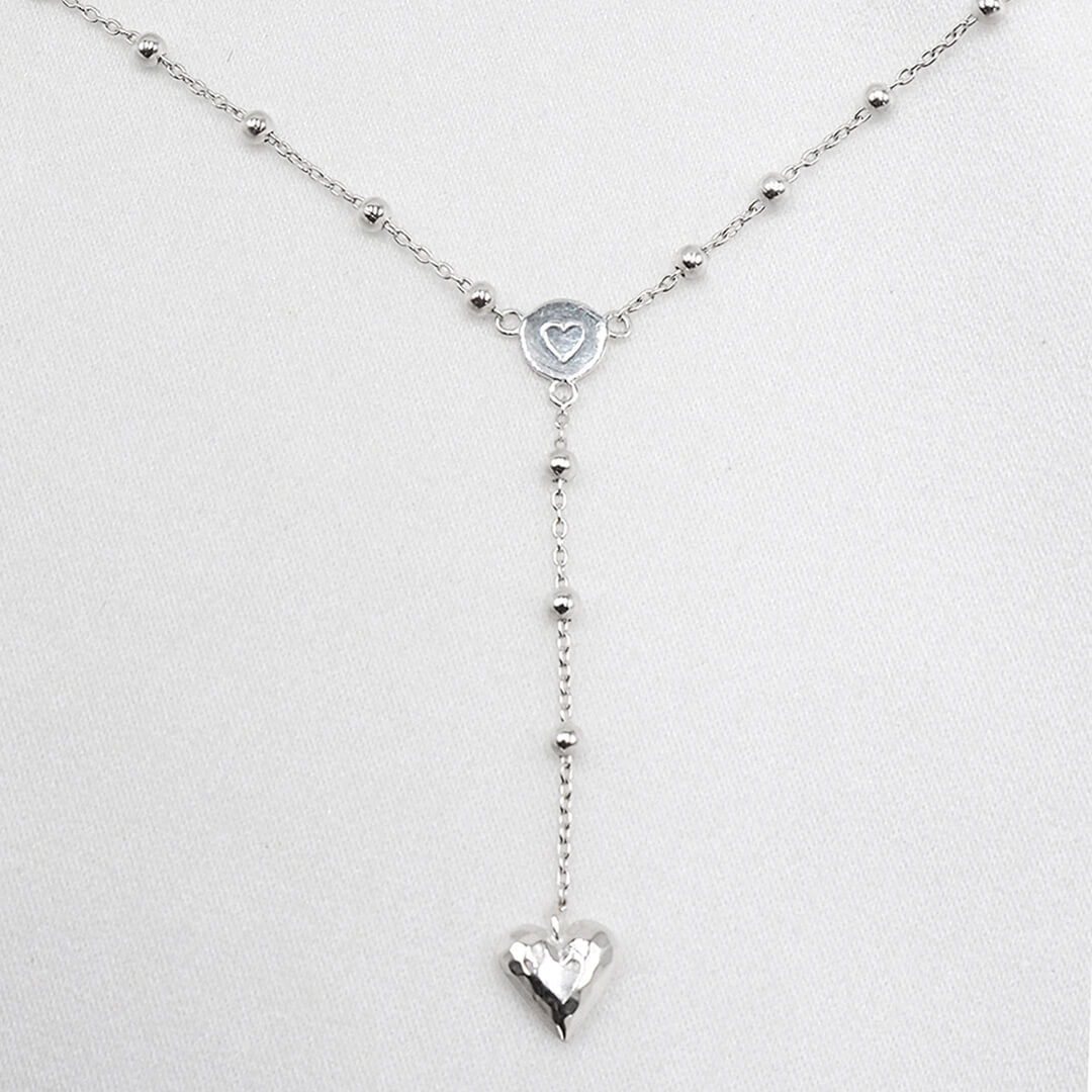 Love Avtually - Silver Necklace Flow